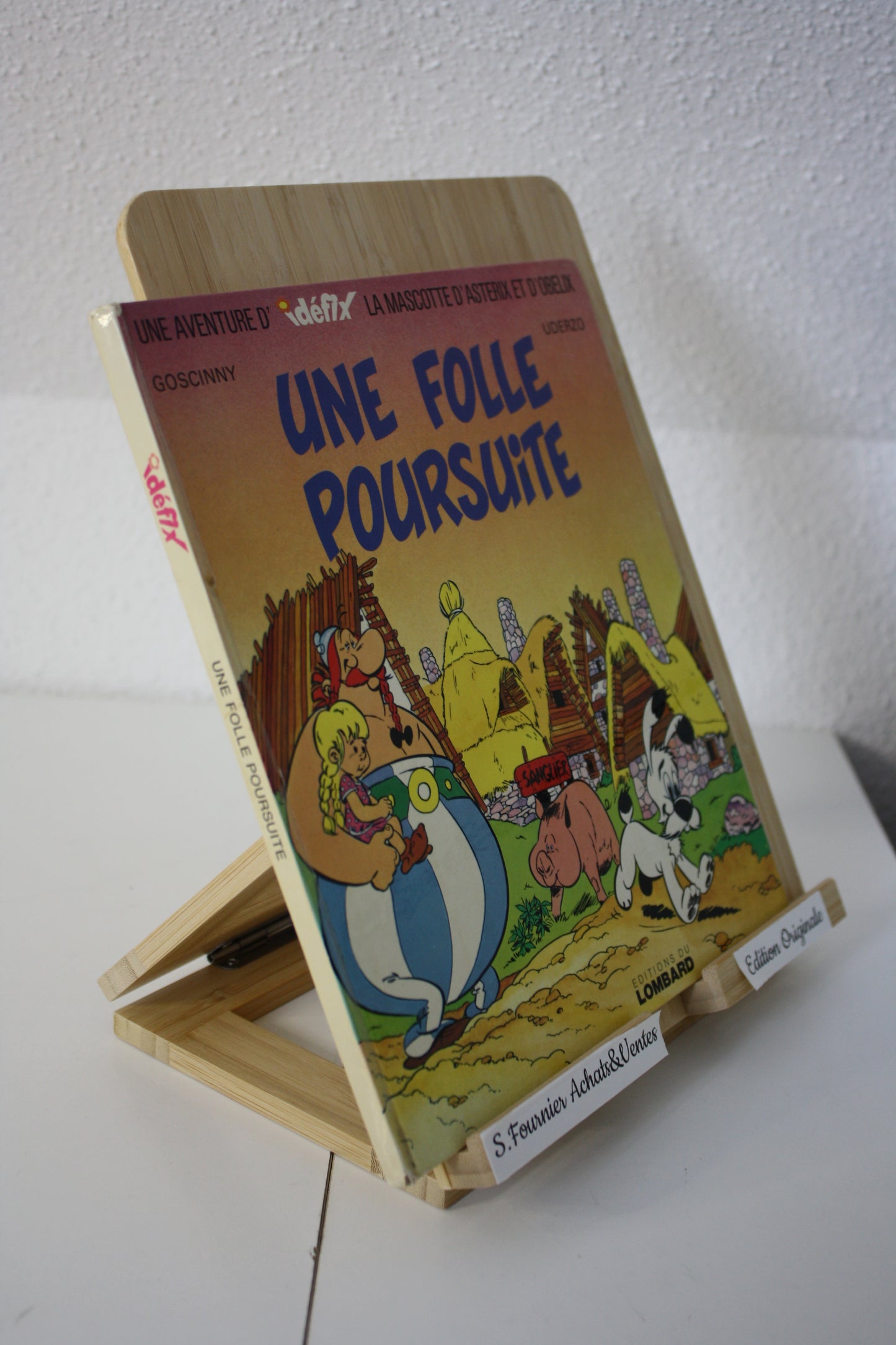 Idéfix une folle poursuite – Idéfix - Goscinny Uderzo - Dargaud - EO - 1973