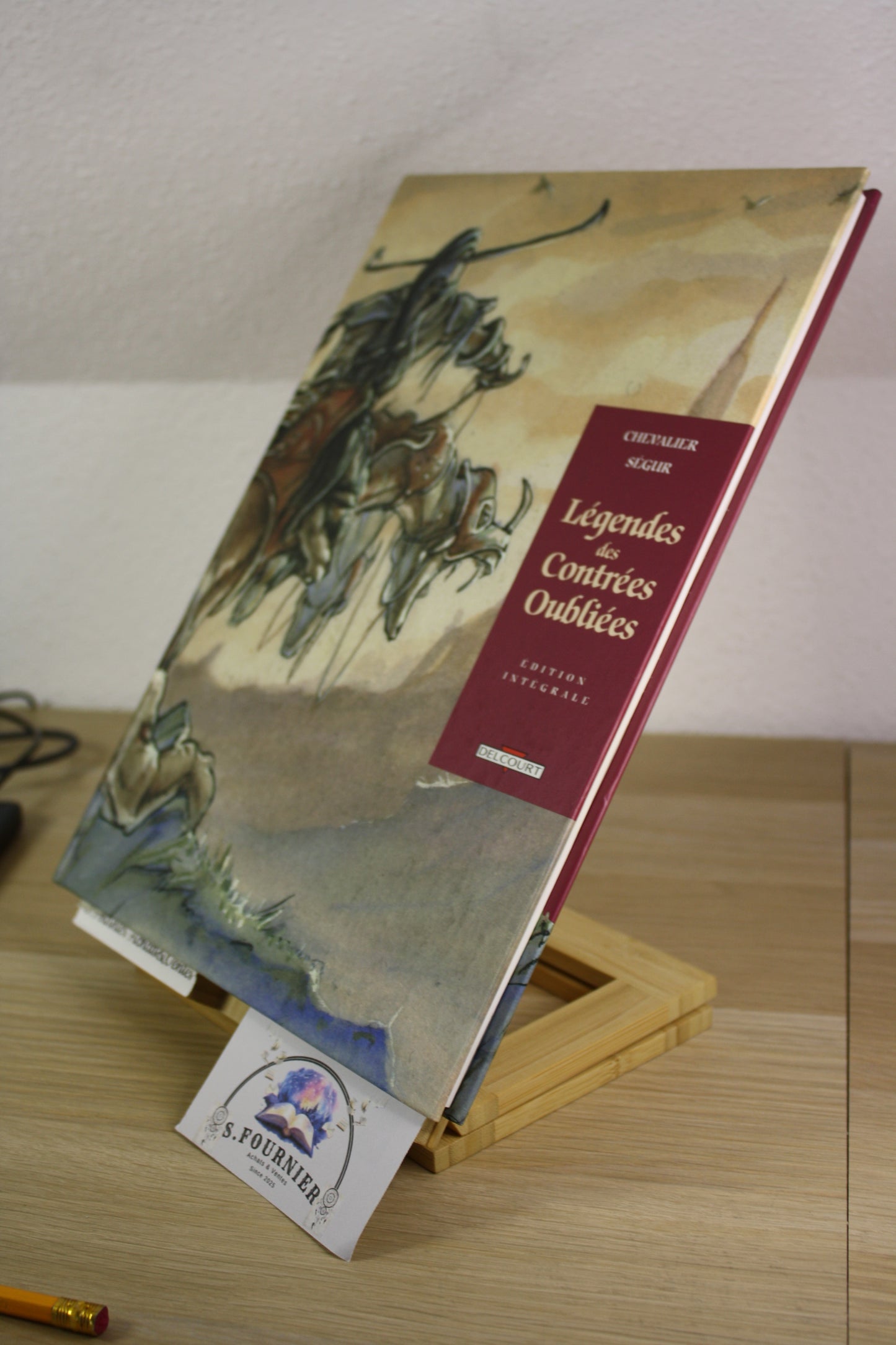 Intégrale – Légendes des contrées oubliées – Chevalier Segur – Delcourt – réédition – 1995