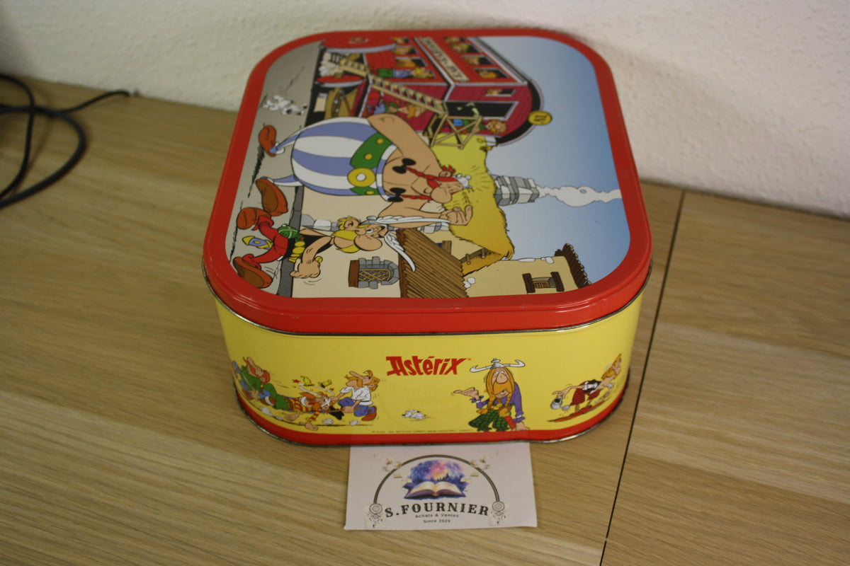 Boite biscuit métallique – Astérix – Uderzo Goscinny – Delacre – Objet dérivé – 2012