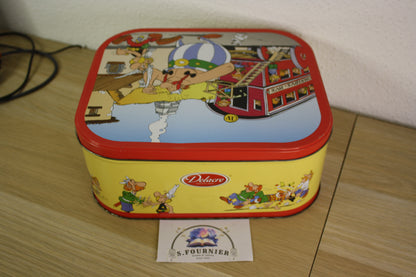 Boite biscuit métallique – Astérix – Uderzo Goscinny – Delacre – Objet dérivé – 2012