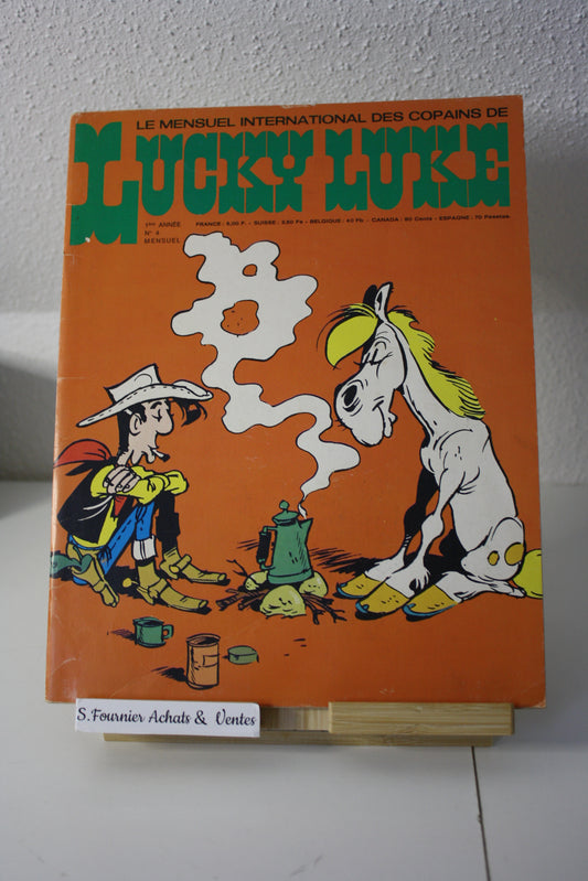 des copains de Lucky Luke – lucky Luke - - Dargaud  - Mensuel International - 1974 - 1ère année N°4 Juin