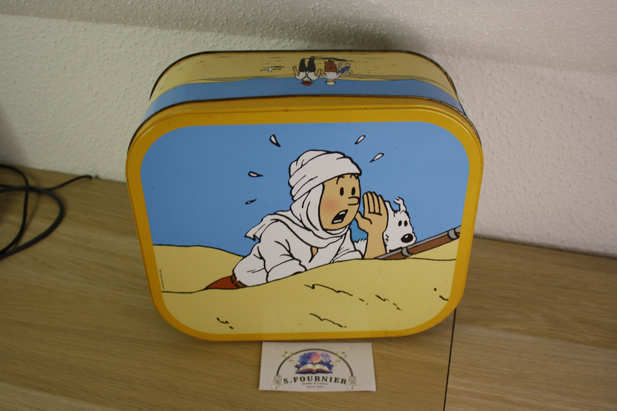 Boite biscuit métallique – Tintin – Hergé – Delacre – Objet dérivé – 2009