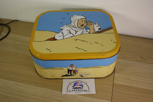 Boite biscuit métallique – Tintin – Hergé – Delacre – Objet dérivé – 2009