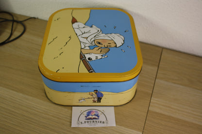 Boite biscuit métallique – Tintin – Hergé – Delacre – Objet dérivé – 2009