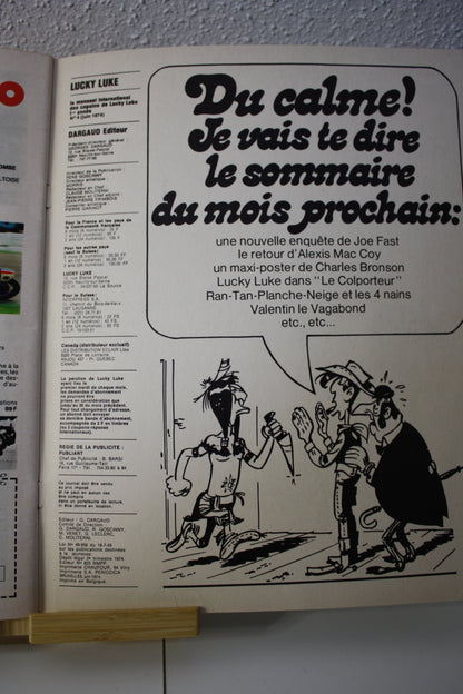 des copains de Lucky Luke – lucky Luke - - Dargaud  - Mensuel International - 1974 - 1ère année N°4 Juin