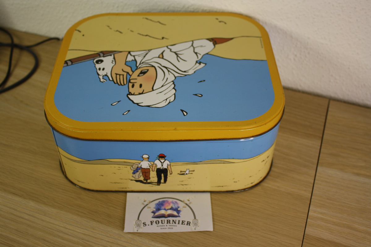 Boite biscuit métallique – Tintin – Hergé – Delacre – Objet dérivé – 2009
