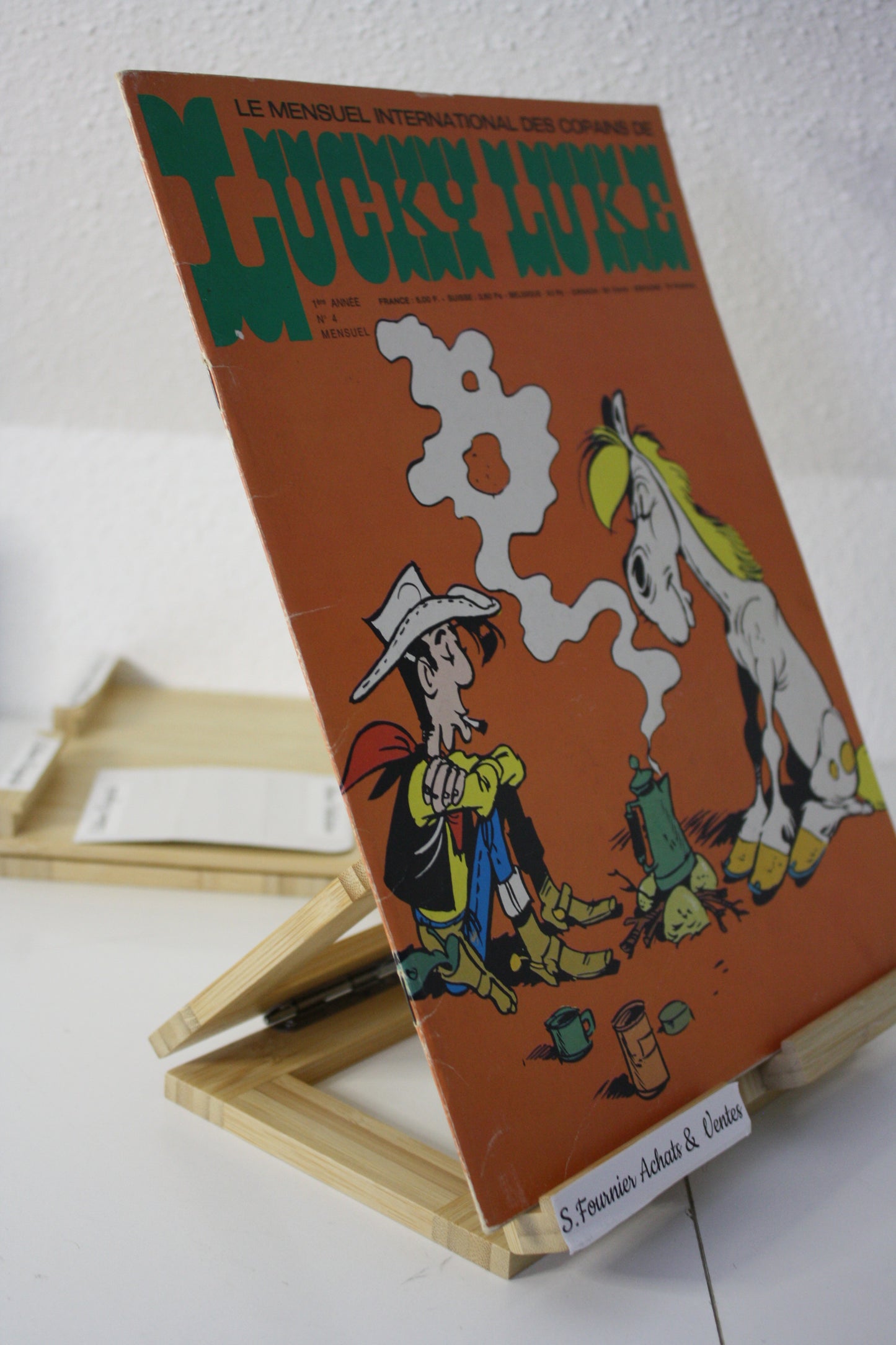des copains de Lucky Luke – lucky Luke - - Dargaud  - Mensuel International - 1974 - 1ère année N°4 Juin