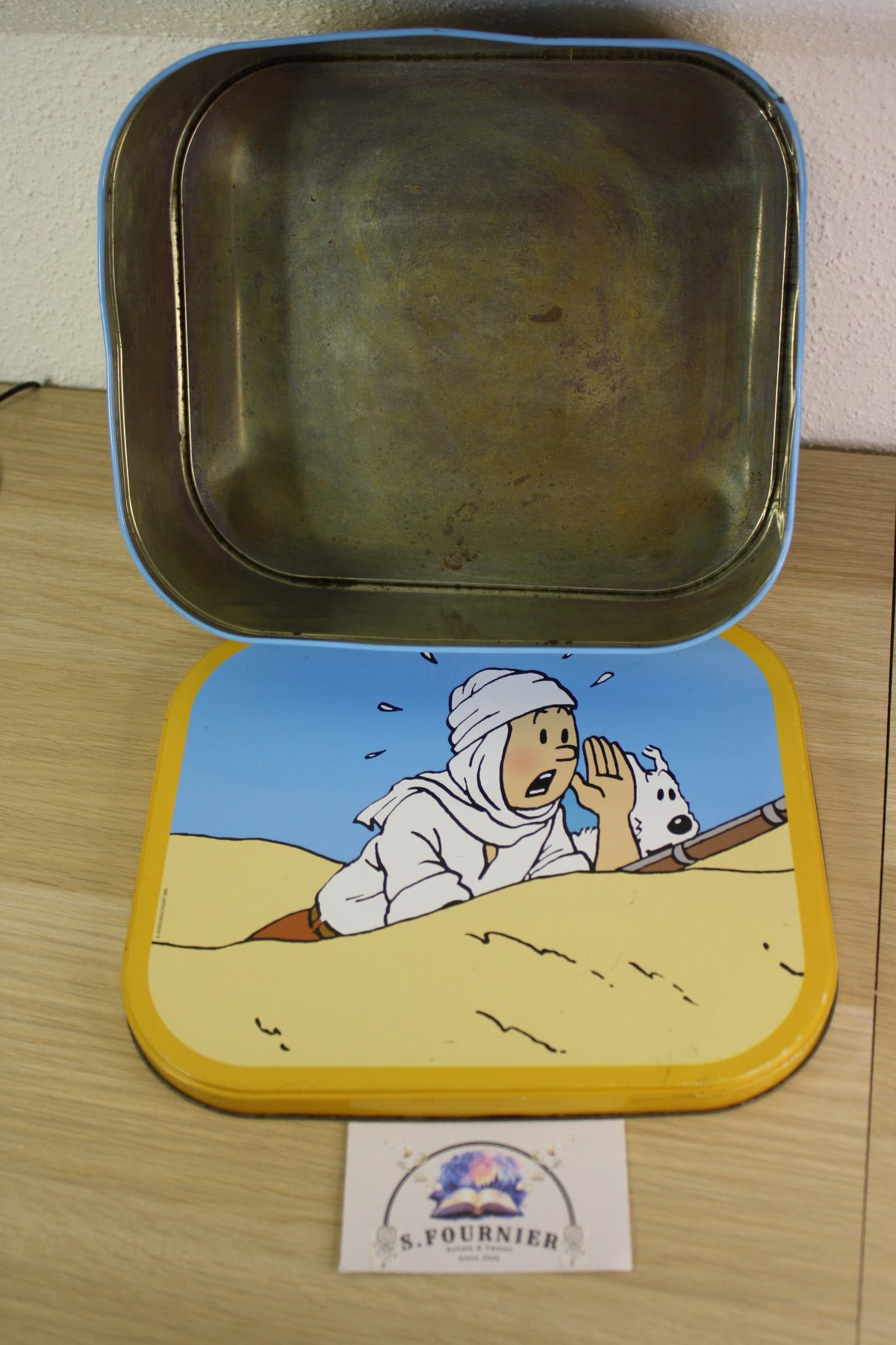 Boite biscuit métallique – Tintin – Hergé – Delacre – Objet dérivé – 2009