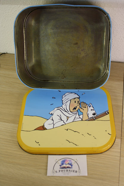 Boite biscuit métallique – Tintin – Hergé – Delacre – Objet dérivé – 2009