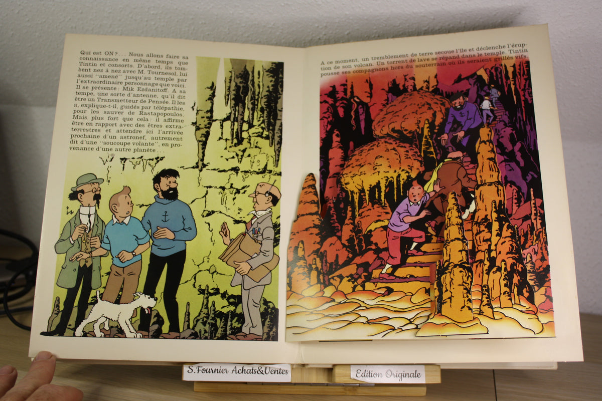 Vol 714 pour Sydney Pop Hop – Tintin – Hergé – Hallmark Rouge et Or – EO – 1971