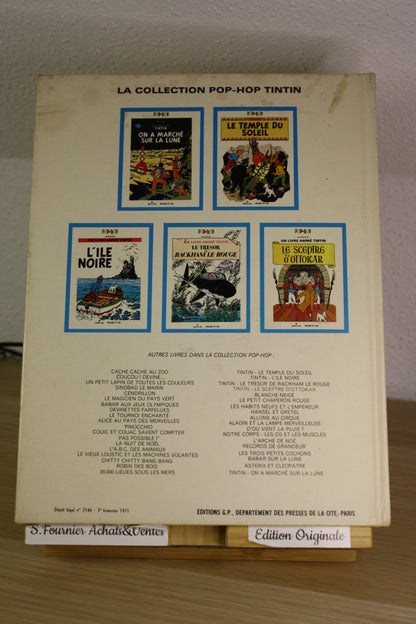 Vol 714 pour Sydney Pop Hop – Tintin – Hergé – Hallmark Rouge et Or – EO – 1971