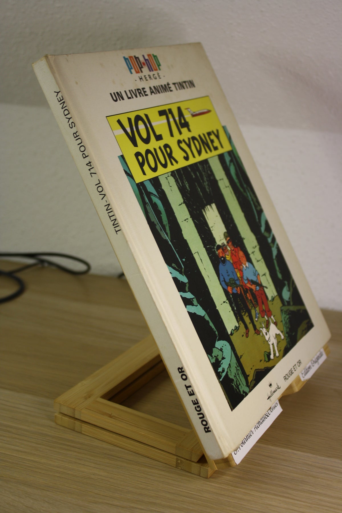 Vol 714 pour Sydney Pop Hop – Tintin – Hergé – Hallmark Rouge et Or – EO – 1971