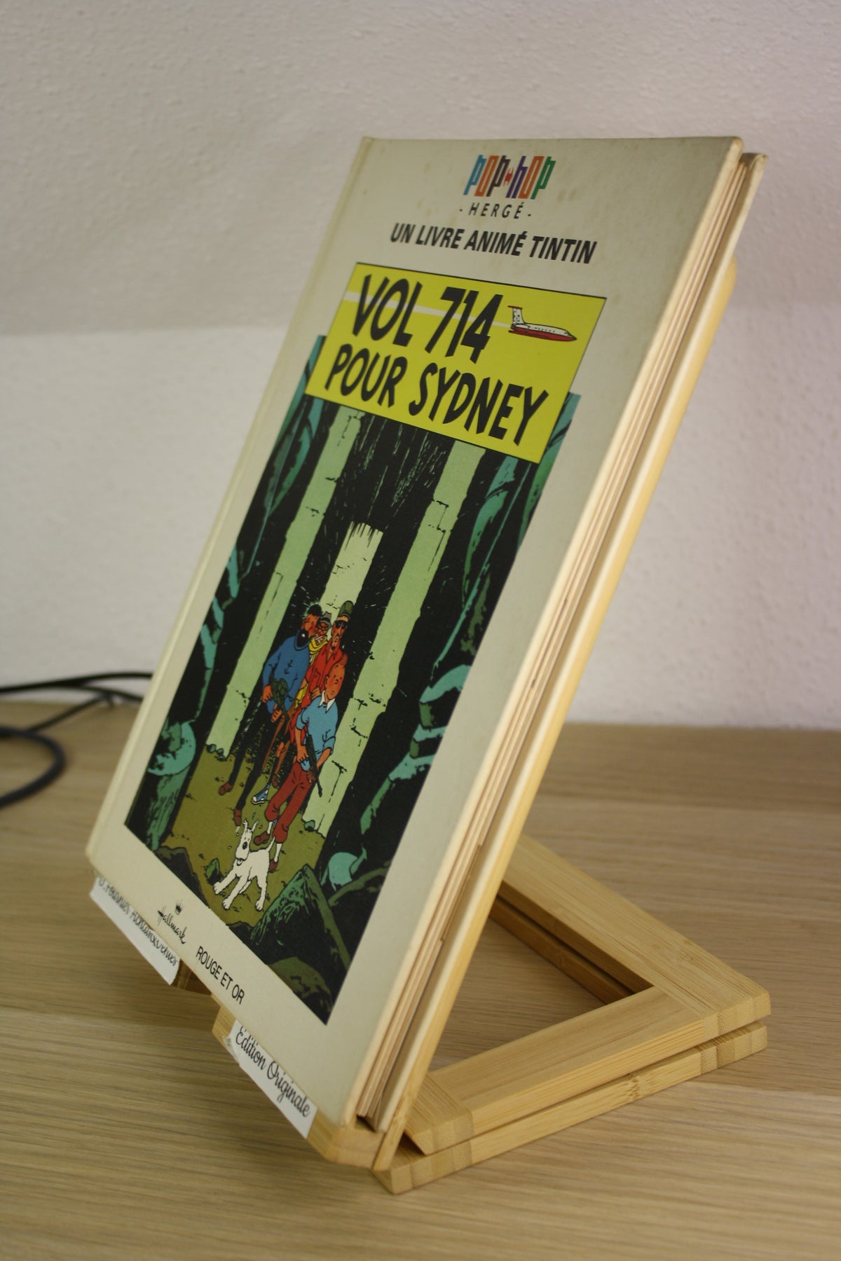 Vol 714 pour Sydney Pop Hop – Tintin – Hergé – Hallmark Rouge et Or – EO – 1971