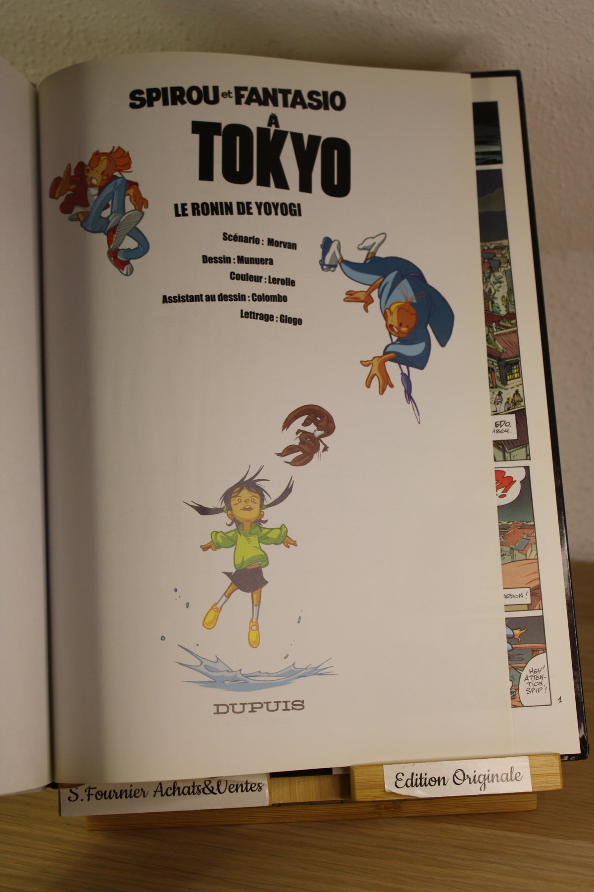 A Tokyo – Spirou et Fantasio – Morvan Munuera – Dupuis – EO – 2006 - TBE