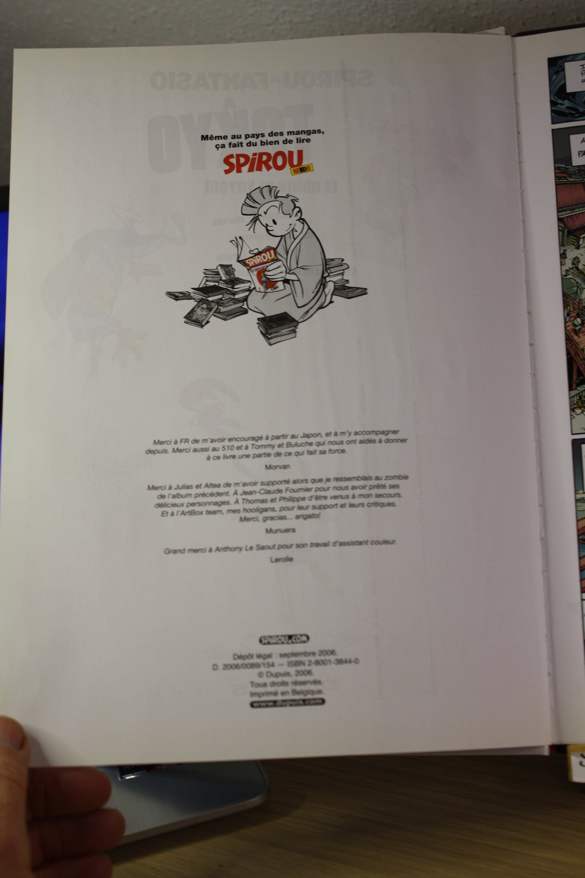 A Tokyo – Spirou et Fantasio – Morvan Munuera – Dupuis – EO – 2006 - TBE