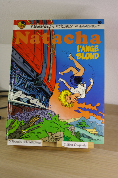 L’ange Blond + Poster – Natacha – Walthéry Motillieux Van Linthout – Marsu Production – EO – 1994