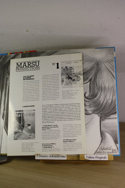 L’ange Blond + Poster – Natacha – Walthéry Motillieux Van Linthout – Marsu Production – EO – 1994