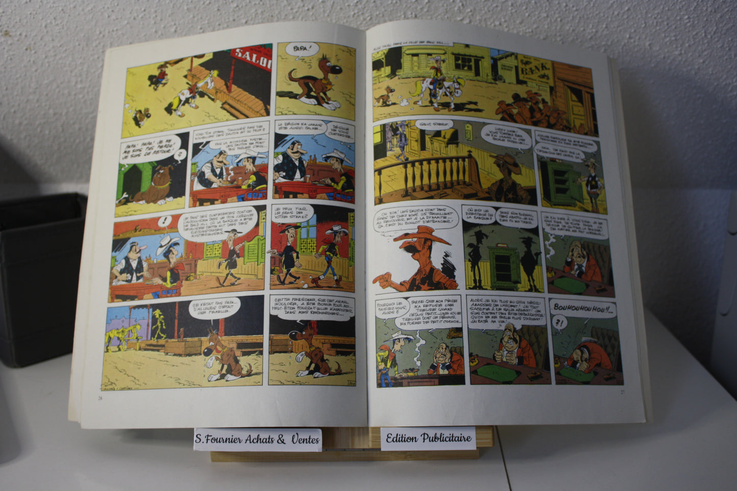 La guérison des dalton – Lucky Luke – Morris Goscinny - Dargaud - Publicitaire - 1983 -Total