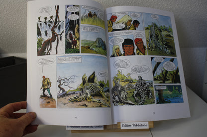 Le temple des dinosaures – Bob Mauranne – vemes Vance - Du lombard - publicitaire - 1998 -3M Systèmes Visuel