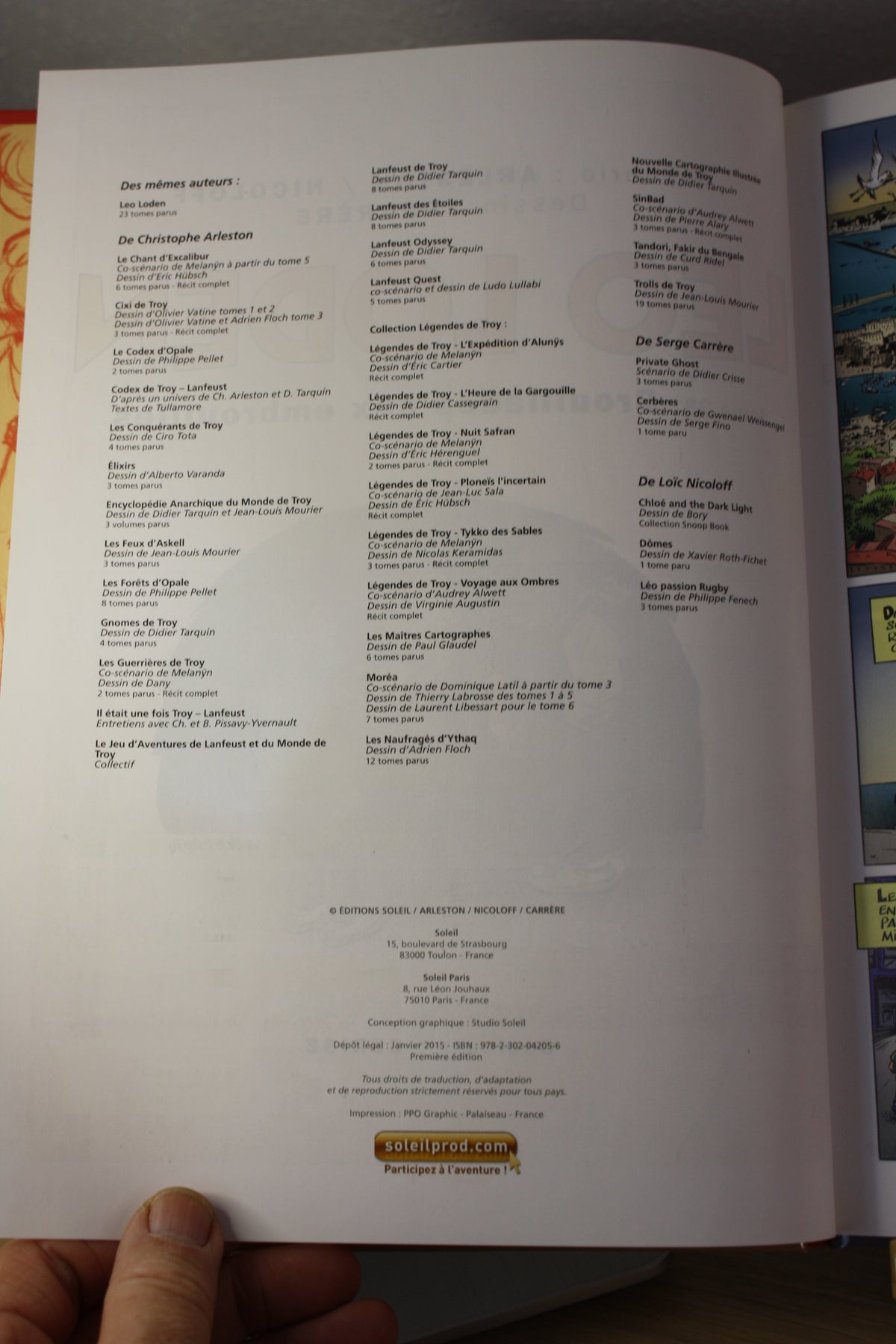 Brouillades aux embrouilles – Carrere Arleston Nicoloff – Soleil – EO – 2015