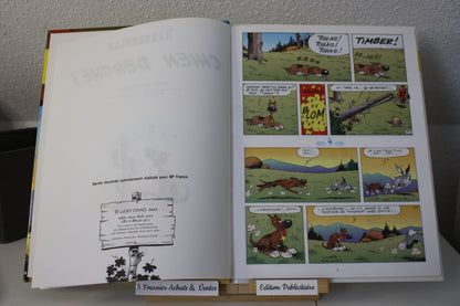 Chien perché – Rantanplan – Morris, Léonardino - Lucky Comics – Publicitaire – 2002 - BP France