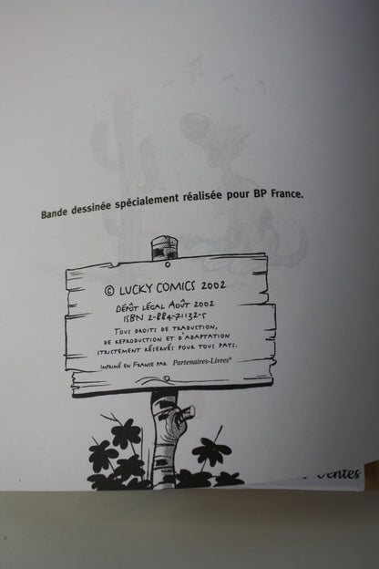 Chien perché – Rantanplan – Morris, Léonardino - Lucky Comics – Publicitaire – 2002 - BP France