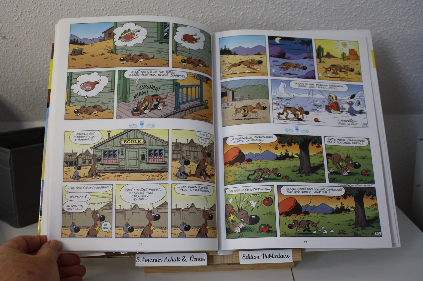 Chien perché – Rantanplan – Morris, Léonardino - Lucky Comics – Publicitaire – 2002 - BP France