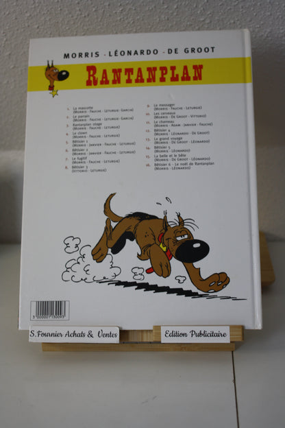 Chien perché – Rantanplan – Morris, Léonardino - Lucky Comics – Publicitaire – 2002 - BP France