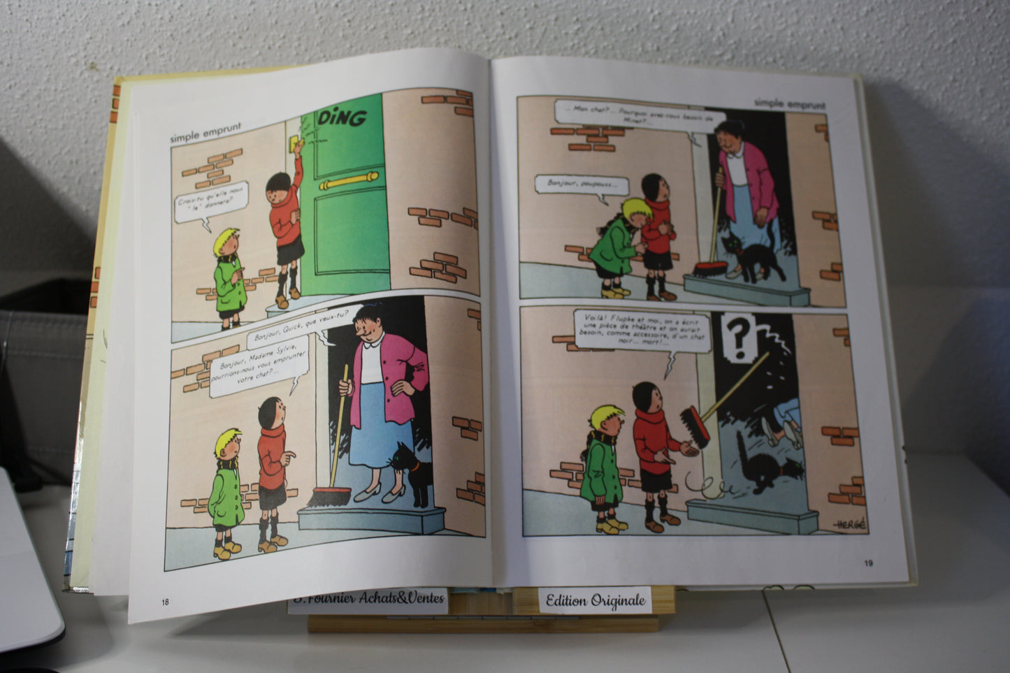 Farces & Attrapes – Quick & Flupke – Hergé - Casterman - EO - 1989