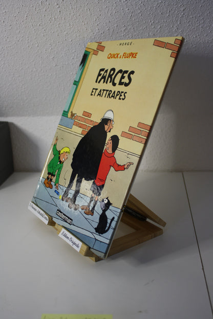 Farces & Attrapes – Quick & Flupke – Hergé - Casterman - EO - 1989