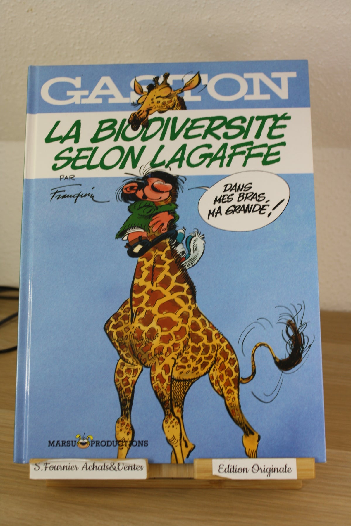 La biodiversité selon Lagaffe – Gaston Lagaffe - Franquin – Marsu Production – EO – 2010