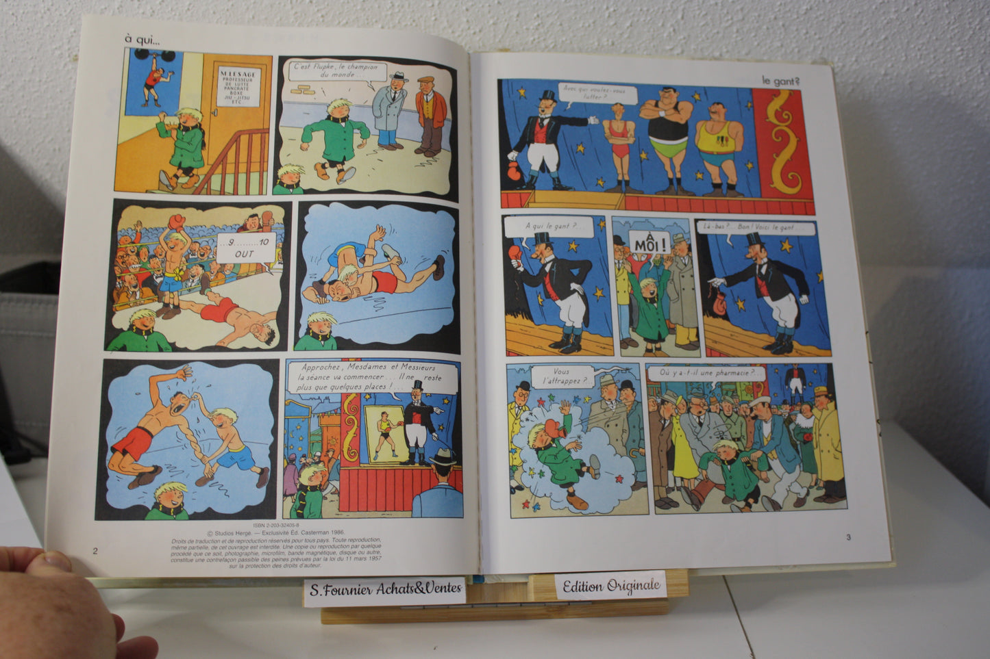 Chacun son tour – Quick & Flupke – Hergé - Casterman - EO - 1986