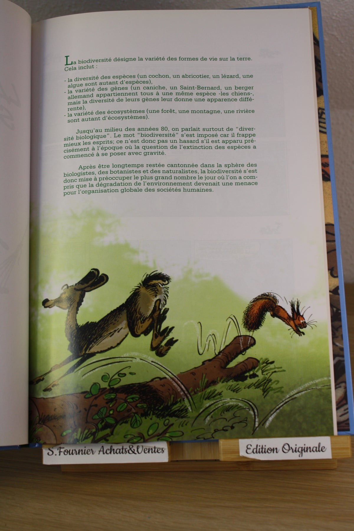 La biodiversité selon Lagaffe – Gaston Lagaffe - Franquin – Marsu Production – EO – 2010