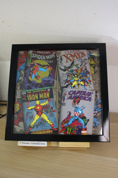 3 cadres effet 3D – Marvel –  – Marvel – Objet dérivé –