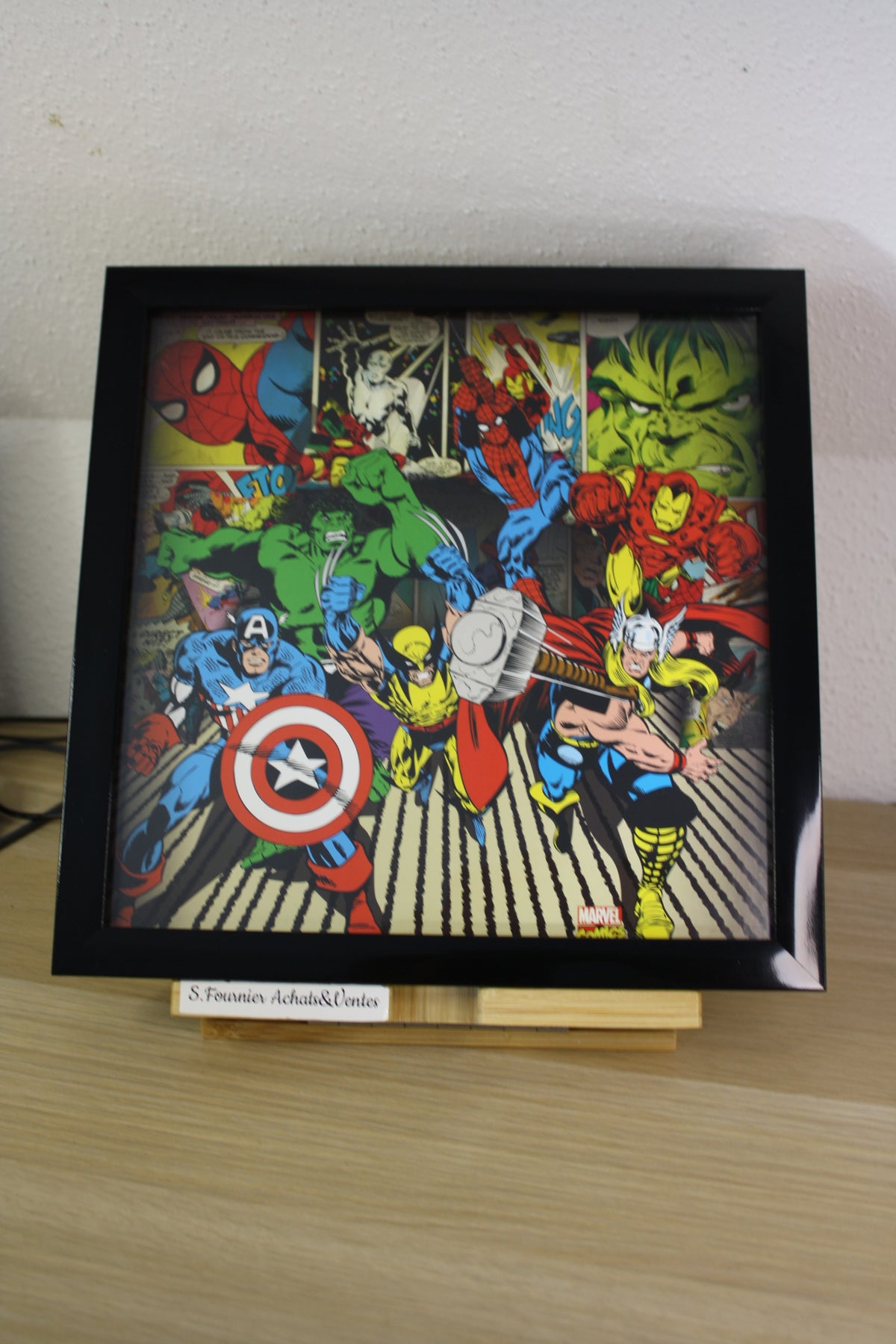 3 cadres effet 3D – Marvel –  – Marvel – Objet dérivé –