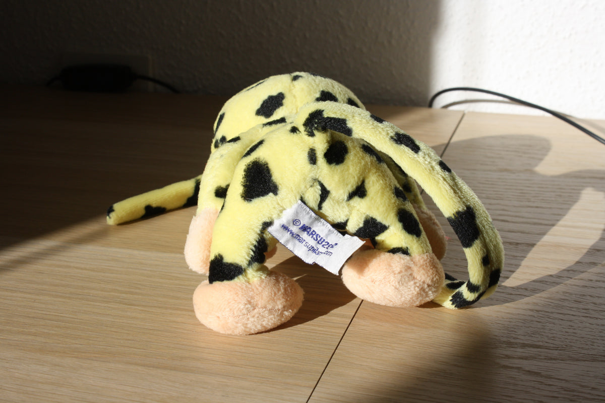 Peluche 13cm avec queue 40cm – Marsupilami – Franquin – Marsu – Objet dérivé – 2002