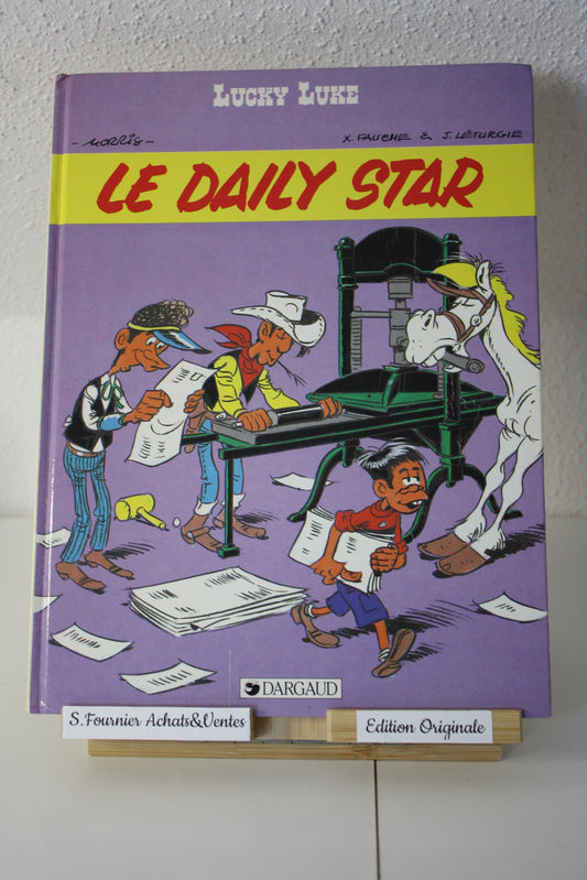 Le Daily Star – Lucky Luke – Morris, Fauche et Léturgie - Dargaud - EO - 1984