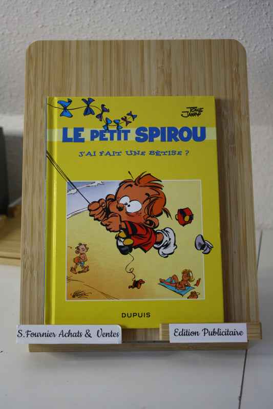 J’ai fait une bêtise ? – Le petit spirou - tome et janry - Dupuis - Publicitaire - 2010 – Total