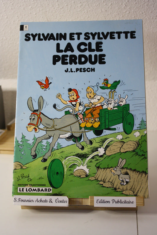 La cle perdue – Sylvain et Sylvette – Pesch - Le lombard - Publicitaire - 1994 - Chamois d'or