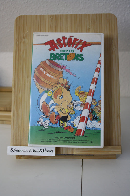 Asterix chez les bretons – Astérix – Goscinny Uderzo - Albert René - Objet Dérivé - 1993 - Cassette VHS