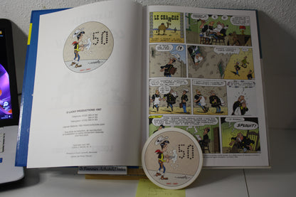 Le chameau – Rantanplan – Janvier, Fauche et Adam - Lucky Production - Réédition  - 1997 - 50ème anniversaire + sticker