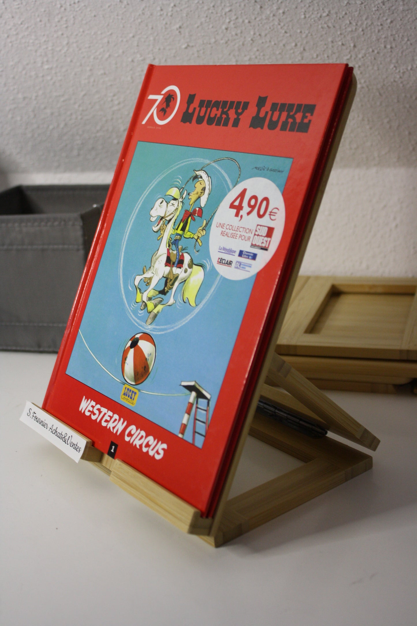 Western Circus – Lucky Luke – Morris - Journaux du Sud Ouest - Publicitaire - 2016 - 70 ans