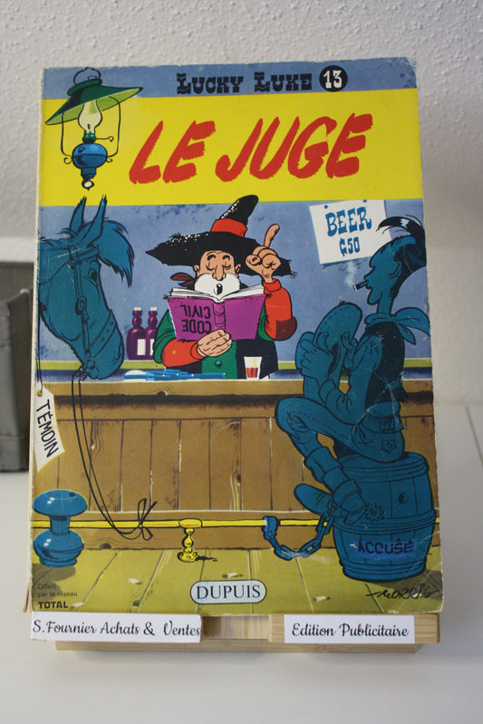 Le juge – Lucky Luke – Morris - Dupuis - Publicitaire– 1972 - Total