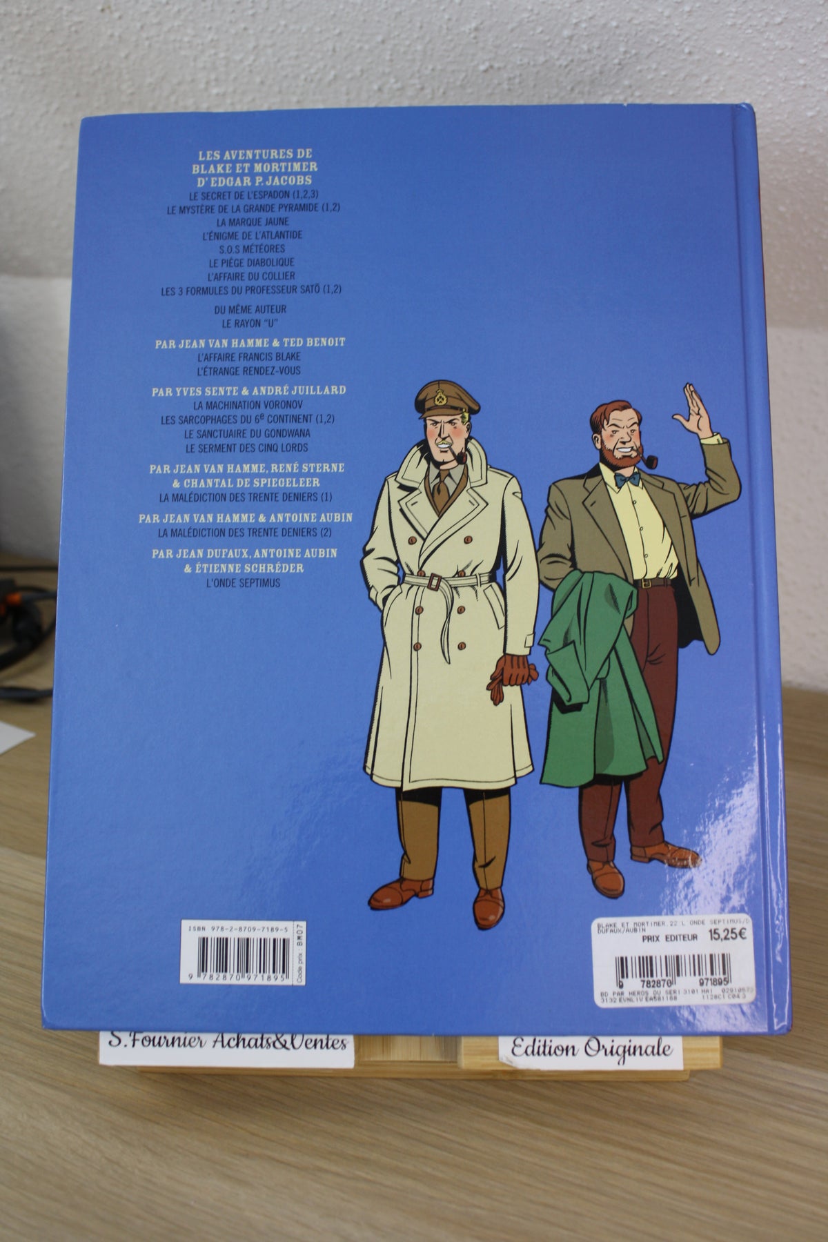 L’onde Septimus – Les aventures de Blake et Mortimer – Dufaux Aubin Schréder – Blake et Mortimer – EO – 2013
