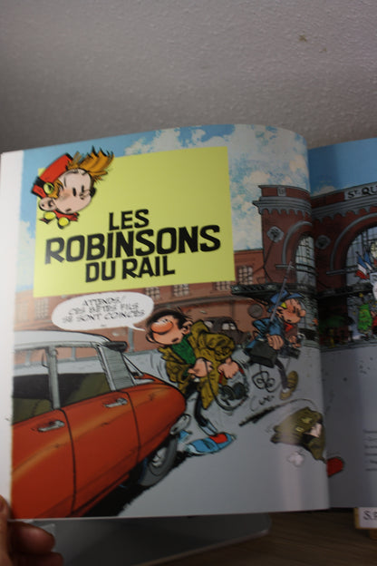 Les robinsons du rail – Gaston Spirou Fantasio – Franquin Jidéhem – Dupuis – HC – 2015