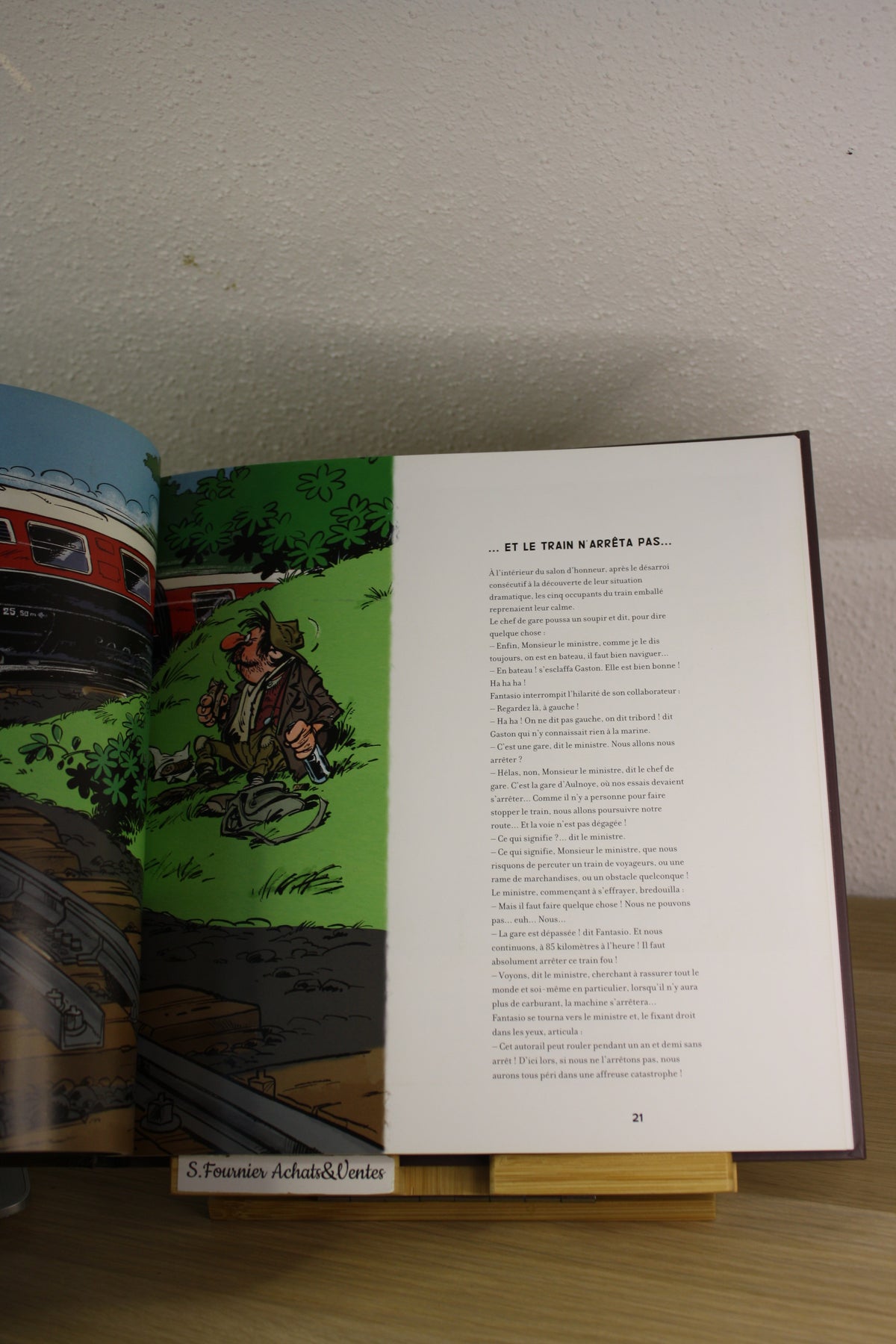 Les robinsons du rail – Gaston Spirou Fantasio – Franquin Jidéhem – Dupuis – HC – 2015
