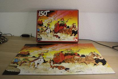 Puzzle 150 pièces 315x415MM – Lucky Luke – Morris – Nathan – Objet dérivé – 1984