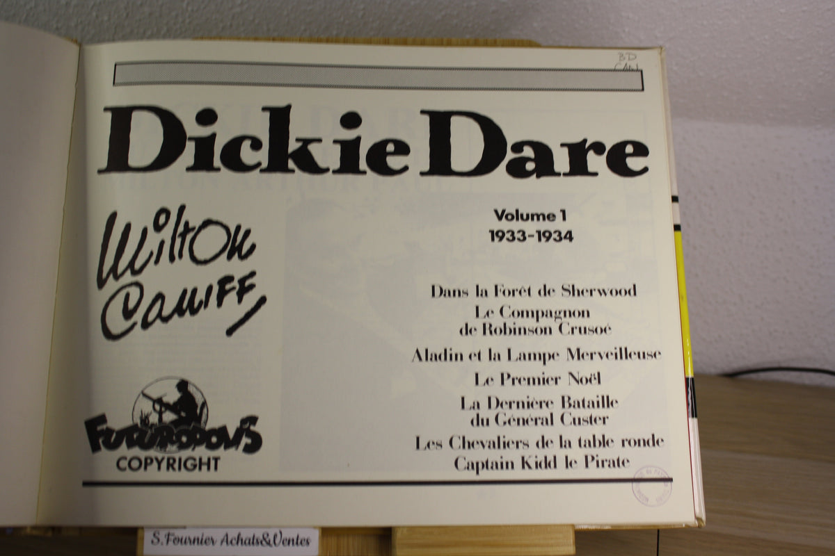 1933/1934 Volume1 – Dickie Dare – Caniff – Futuropolis – EO – 1983