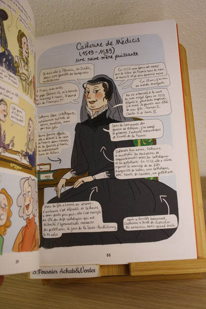 Histoire de France au féminin – – Mirza Sabbah – Casterman – Réédition – 2024