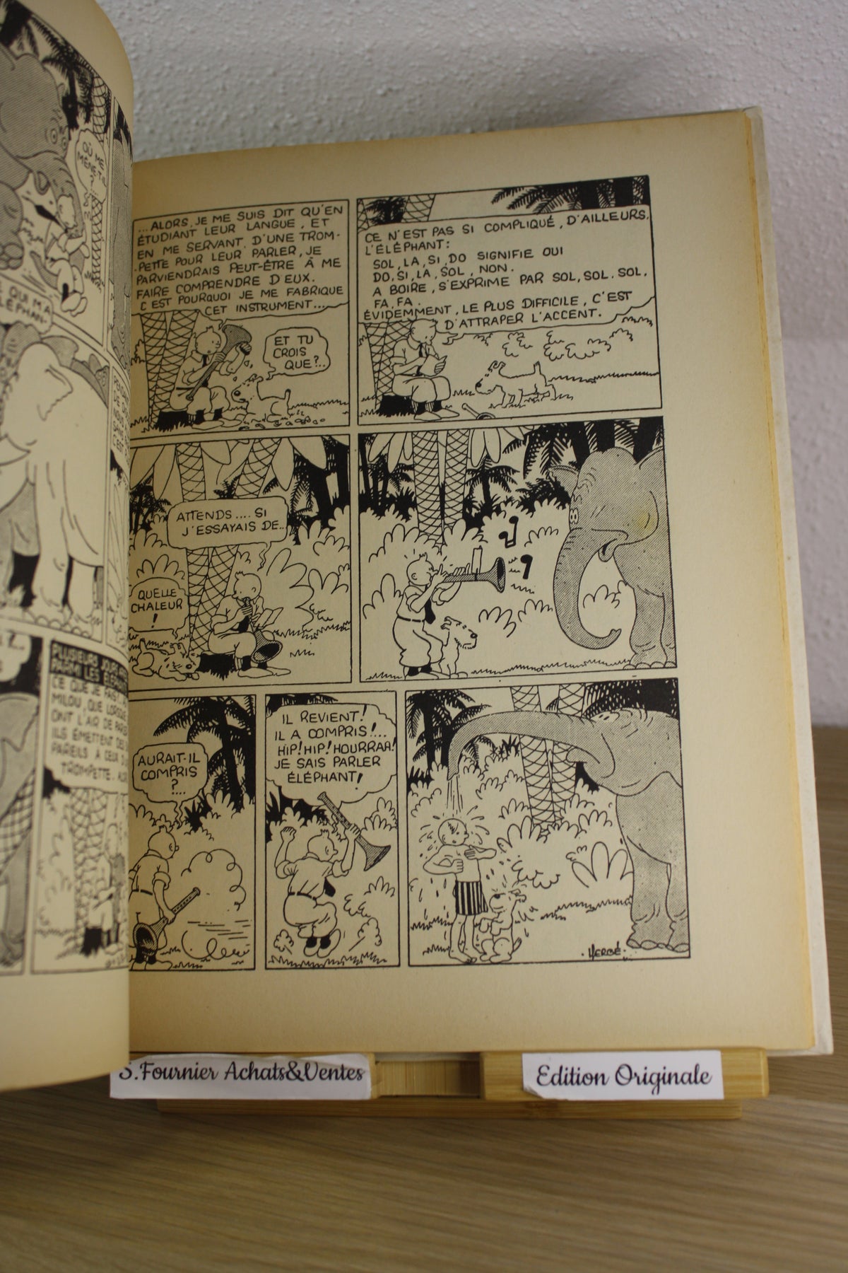 Facsimilé Les cigares du pharaons – Les aventures de Tintin – Hergé – Casterman – Facsimilé – 1984